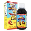 GirafKids Liquid Multivitamin for Kids Ages 4+, 8oz - Biotin, 비타민 A, B Complex, Folic Acid, Omega-3 & Beta Glucan - 아이 성장과 에너지를위한 다이어트 보충