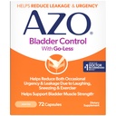 AZO Bladder Control with Go-Less Daily Supplement | 웃음, 스노클링 및 운동으로 인한 불안정성, 누설을 줄이는 데 도움이 † † † | 72 캡슐