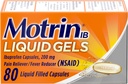 Motrin IB Ibuprofen 200mg 액체 젤, Ibuprofen 고통 Reliever & 성인을 위한 Fever 흡진기, Minor 관절염 고통에서 기복, 근육 Aches, 두통, 생리적인 주름 & 허리 통증, 80 ct