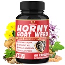 BMVINVOL Horny Goat는 Tribulus, Ginseng, Ashwagandha, Maca, Tongkat Ali, Nettle, Black Pepper와 캡슐을 썼습니다 - 60 조사