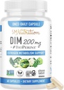 보충교재 200 mg | 여자 & 남자를 위한 에스트로겐 균형 | 호르몬 균형, Menopause & 산화 방지제 지원 | 청결한 상표 프로젝트 증명하는, 채식주의자 & 콩 자유로운 Diindolylmethane | 60 Ct.