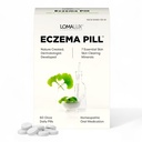 Loma Lux Eczema 알약 - 자연 Eczema 치료 구호 Remedy - 피부과 개발 - 7 미네랄 Clear & Severe Eczema Scaling, Rash, Anti Itch Skin Body Face for Adults, Kids, Toddlers