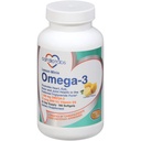 오메가 3 레몬 미니 + 비타민 D3, Triglyceride 형태로 1,100 mg 오메가 3 및 600 IU 비타민 D3, 사용하기 쉬운 Swallow, 신선한 레몬 Flavored 오메가 3 보충 Softgels - 180 조사