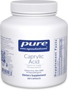Pure Encapsulations Caprylic Acid | Gut 및 Digestive Health, GI Balance, 위장 지원 및 Intestinal Health * 240 캡슐에 대한 보충