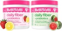 Belli Welli 매일 섬유 보충교재 뭉치 - 딸기 Lemonade & Watermelon - 교원질, 균형 잡힌 웰니스를 위한 Probiotics & Electrolytes - 상쾌한 풍미, 32의 서빙 합계