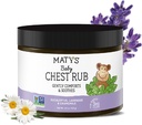 Matys 아기 가슴 루비, Soothing Congestion Relief Vapor Rub for 아기 3 개월 오래 된 +, 깨끗하고 안락 Eucalyptus, 라벤더, & 수면을위한 Chamomile, Non-GMO, Petroleum Free, Menthol Free, 4.5 oz Tub