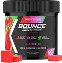 Men & Women, Low Calorie, 서빙 당 Creatine의 6G, Vegan, Anti-Melting, Gluten-Free, Non-GMO, Gummy (72ct, Watermelon) 당 Creatine의 2g에 대한 Bounce Pro Creatine Monohydrate Gummies