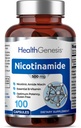 B-3 Nicotinamide 500 mg 100 모자 - 니코틴 Amide Niacin 자연적인 홍조 자유로운 비타민 공식 - 지원 피부 세포 건강