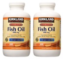 Kirkland Signature hgar Fish Oil Concentrate 2 팩, 400 개 (팩 2)