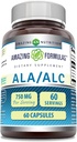 놀라운 영양 Ala/ALC 750 Mg 60 조사
