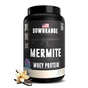 DownRange Mermite Whey Protein Powder, Post 운동 근육 회복 및 에너지 지원, 20g Whey Protein, 9g Amino Acid, 30 서빙 (Vanilla)와 함께 음료 혼합 보충