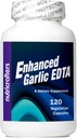 강화된 마늘 EDTA 120 캡슐 - 1000mg 높은 힘 칼슘 Disodium EDTA 공식 - 비석을 포함하는 마그네슘 스테레이트 또는 알루미늄 없음 - 120의 캡슐의 1개의 병