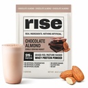 Rise Grass-Fed Whey Protein Powder - 샘플 초콜릿 알몬드 | 25g Protein No Artificial flavor, Colors, 또는 보존제 - 설탕 무료, 글루텐 프리, 콩 무료 (싱글 서빙)