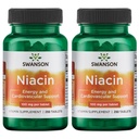 Swanson Niacin (비타민 B3) - 비타민 보충 지원 심장 건강과 탄수화물 대사 - 자연 에너지 생산 촉진 - (250 정제, 100mg NE 각) (2 팩)