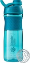 BlenderBottle SportMixer Shaker Bottle 완벽 한 단백질 쉐이크 및 사전 운동, 28-Ounce, Teal