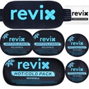 상해 재사용할 수 있는, 5 조각 세트를 위한 REVIX 얼음 팩 합동, 근육, 포스트 운동 회복, 조정가능한 및 무릎, 뒤, 팔 및 목을 위한 가동 가능한 냉각 패드
