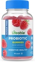 Lifeable Sugar Free Probiotics – 훌륭한 맛 자연적인 풍미 거미 보충교재 Chewable – GMO 자유롭고, 채식주의자, 글루텐 자유로운 – Gut 건강과 면역 지원을 위해 – 성인, 남자, 여자를 위해 – 90 Gummies