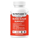 Berberine, Ceylon Cinnamon, Panax Ginseng & Chromium과 혈액 설탕 복합체 - 건강한 설탕 대사를 지원합니다 - 90 NutriSulin 보충 캡슐