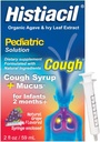 Histiacil 유기 Agave Jarabe 파라 TOS, 유아 2 달 및 이전, 기침 + Mucus 기복 Agave & Ivy 잎 추출물로 만든, 어린이 주간 Mucus 포도 풍미를 위한 소아과 공식, 2개 fl oz