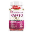 Katherine & Clark Panto Gold Vitamin B5 Pantothenic Acid Gummies for Acne - Hair Skin and Nails Gummies - Biotin, 아연, Folic Acid Chewable Non-GMO Gluten-Free for Body - 유성 피부 Gummies - 60 카운트