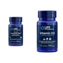 수명 연장 쿠르쿠민 엘리트 심황 생강 추출물 & 비타민 D3 5000 IU Softgels - 건강한 염증 면역 반응 및 뼈 뇌 건강 - 30 & 60 조사