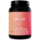 규칙 1 명확한 Whey Isolate - 20g 9g EAA, 전기 무기의 300mg, 90 칼로리, 빛, Crisp 및 새로 고침 맛 (27 서빙, 딸기 레몬)