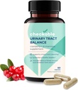 Checkable® Urinary Tract Balance - Bladder Health and Urinary Tract Cleanser Vitamins for Men and Women - 1350mg with D-Mannose and Cranberry - 60 캡슐