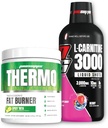 PROSUPPS Thermo Fat Burning Thermogenic Powder Spicy Rita 및 3000 L-Carnitine Berry - 무게 관리 및 사전 운동 - 에너지, 무드, 식욕 제어 -