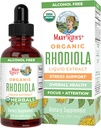 Rhodiola Rosea Supplement by MaryRuth's | USDA 유기농 초본 추출물 | Nootropic | 초점 보충교재 | Non-GMO | 30 인분