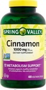 봄 밸리 Cinnamon 보충교재 1000mg, 400 채식 캡슐, 포함합니다 Cassia, Ceylon 아닙니다. 일반 웰빙을위한 초본 보충. 로그아웃