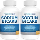 나트륨 중탄산염 650mg 캡슐은 정상적인 신장 기능 & 신장 보충교재를 지원하는 방출을 연기했습니다. 산성 구호를 위한 나트륨 중탄산염, 알칼리성 120 알약 2 팩