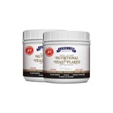영양 효모 조각 조미료, Vegan 치즈 분말 용 노치, 2 lb, 100 % 순수 비 Fortified, Unsweetened - Kosher, Gluten Free, Non GMO, Plant Based Protein, Dairy Free
