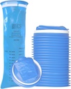 HCS Emesis 부대 처분할 수 있는 - 우수한, 병원 급료, 성인 & 아이 - 차, 여행, 가정 사용을 위해 처분할 수 있는 Vomit 부대 - 던지기, 벌거벗은, Puke - 24의 강한 (40 fl oz)