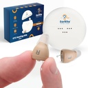 EarRite 충전식 OTC 보청기 - 거의 보이지 않는 & 편안한 9 Clarity Compact In-Ear Design Digital Hearing 증폭기와 소음 감소 및 충전 케이스