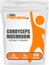 BulkSupplements.com Cordyceps 버섯 추출물 분말 - Cordyceps Sinensis, 버섯 보충 - Vegan & Gluten 무료, 서빙 당 2g, 1kg (팩 5) (11 파운드)