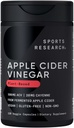 스포츠 연구 Cayenne Pepper와 Apple Cider Vinegar | 유기농 발효 Apple Cider 제작 - Non-GMO Project Verified & Vegan 인증 (120 Veggie 캡슐)