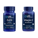 생활 연장 최고 Ubiquinol CoQ10 60 Softgels와 비타민 C & 생물 Quercetin Phytosome 심장을 위한 250의 정제 뭉치, 세포 에너지, 면역력 & 전반적인 건강 지원