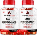 남자를 위한 LIVORKA 알파 큰 파도 - 남성을 위한 알파 큰 파도 Gummies, 알파 큰 파도 Gummies 1050mg의 알파 큰 파도 XL Gummie, Alphasurge Gummies, 알파 큰 파도 Gummies, 알파 Sugre 남성, 2 달 동안 120의 Gummies