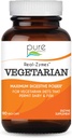 Real-ZymesTM Vegetarian Digestive Enzymes Supplement with Probiotics for Better Digestion - Bloating, Gas, Belching, Diarrhea, Constipation, IBS 등 - 90개의 모자