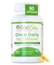 BariSlim 한 번 매일 Bariatric Multivitamin 캡슐 - 철 45mg - 기체 우회 및 기체 슬리브 포함 포스트 Bariatric 수술을위한 Bariatric 비타민 및 보충 | 90 일 공급