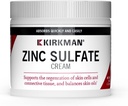 Kirkman - 아연 황산염 화제 크림 - 4 fl oz - 빠른 흡수 - 10% 아연 황산염 - Hypoallergenic