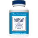 비타민 Shoppe 칼슘 Citrate+Magnesium&Vitamin D의 다 최소한도 뼈 건강 보충교재, 비타민 D 원조 흡수, 칼슘 999mg의 마그네슘 567mg의 매일 복용량 (300의 캡슐) 당 비타민 D 612IU