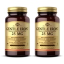 Solgar Gentle Iron (철 Bisglycinate) 25 mg - 180 식물성 캡슐, 2 팩 - 비 변비, 당신의 Stomach에 Gentle - 비 GMO, 글루텐 무료 - 360 총 서빙