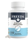 Freeda 칼슘 Gluconate – Kosher Vegan 칼슘 보충 – 쉽게 소화 및 흡수 – 지원 뼈 힘 – 비타민 D 없이 순수한 칼슘 – (100 캡슐)