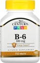 21st 세기 B 6 100 mg 정제, 110 조사 (3의 포장)