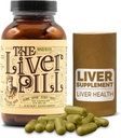 Liver Pill 120 캡슐 - 허벅지 뿌리, 밀크 이틀, 로즈마리 및 Flax 씨앗이있는 초본 간호 클렌징 해독 및 수리 알약 - 비 GMO, 유기 및 남성과 여성을위한 자연 간호 해독 알약