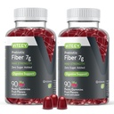 성인을위한 VITEEY Prebiotic 섬유 Gummies, 7g - Gut 건강 및 소화 성 섬유 보충 Gummies - 제 설탕 추가, Vegan, 글루텐 - 무료 - 180 개