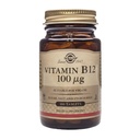 Solgar 비타민 B12 100 mcg - 100 정제 - 에너지 대사 및 신경 시스템 지원 - 비 GMO, Vegan, 글루텐 & Dairy 무료, Kosher, Halal - 100 서빙