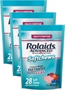 Rolaids 고급 Antacid Plus Anti-Gas Softchews, 28 카운트, 혼합 Berry, Heartburn 및 가스 구호 (포장 3)