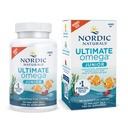 Nordic Naturals Ultimate Omega Jr., Strawberry - 120 미니 소프트 젤 - 680 EPA 및 DHA가있는 총 오메가-3s - 두뇌 건강, 무드, 학습 - Non-GMO - 60 서빙